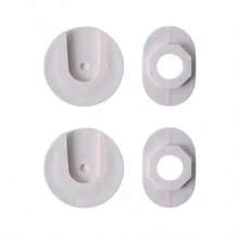 6pcs Power Socket Fixer, No-Drill Socket Fixer, Desktop, Wall, Multi-Function Fixer, Socket/Remote Control/Storage Box Fixer - A - View 6