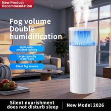 Humidificador de Gran Capacidad Ultra Silencioso con Doble Niebla - Humidificador de Niebla Cruzada, Luz de Niebla Fría Multicolor Multimodal, Batería de Litio de 1200mAh, Humidificador para Decoración del Hogar, Coche, Dormitorio, Humidificador de Alta Salida de Niebla, El Mejor Regalo para Vacaciones - Mist - Ver 6