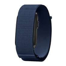 Nylon Loop Hook And Loop Band Compatible With CIRQA Smart Band Screenless Wristband - Navy Blue - View 2