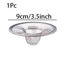 12/5/1pc Stainless Steel Slanted Filter Mesh, 2/2.75/3.5 Inch Metal Mesh Strainer, Suitable For Kitchen Sink/Bathroom, Bathtub, RV Sink, Floor Drain, Balcony Drain, Fast Drainage And Effective Full Mesh Basket, Kitchen Essential - Stainless Steel Filter Mesh - View 17