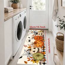 1/2pcs Halloween Pumpkin & Ghost Pattern, Vintage Diatomaceous Earth Bath Mat, Super Absorbent, Non-Slip, Perfect For Bathroom, Kitchen And Dining Room, Quick Drying, Machine Washable, Perfect Gift For Home Decor And Bathroom Mat - Multicolor - View 13