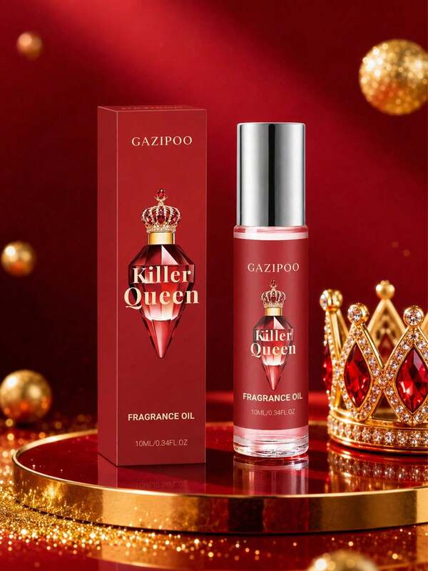 GAZIPOO 10ml Rollerball Perfume Oil, Gourmand Fragrance, Long-Lasting Scent, Fresh And Natural, Portable Rollerball, Unisex, Suitable For Daily, Date, Travel, Leisure And Other Occasions, Also Can Be Used As A Gift