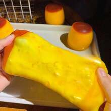 Caramel Pudding Bell Pepper Squishy Kit Squeaky Building Block Fidget Ball Soft TPR Slow Rebound Anxiety Relief Sensory Toy For Kids Adults ADHD Focus Desktop Decor Party DIY Craft Kit - Multicolor - View 4