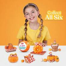 ZURU My Mini Pumpkin Sweetheart Blind Box, Cradle Scene DIY Assembly Doll Set, Mini Collectible Toys, Random Style, Suitable For Collectors - Multicolor - View 2