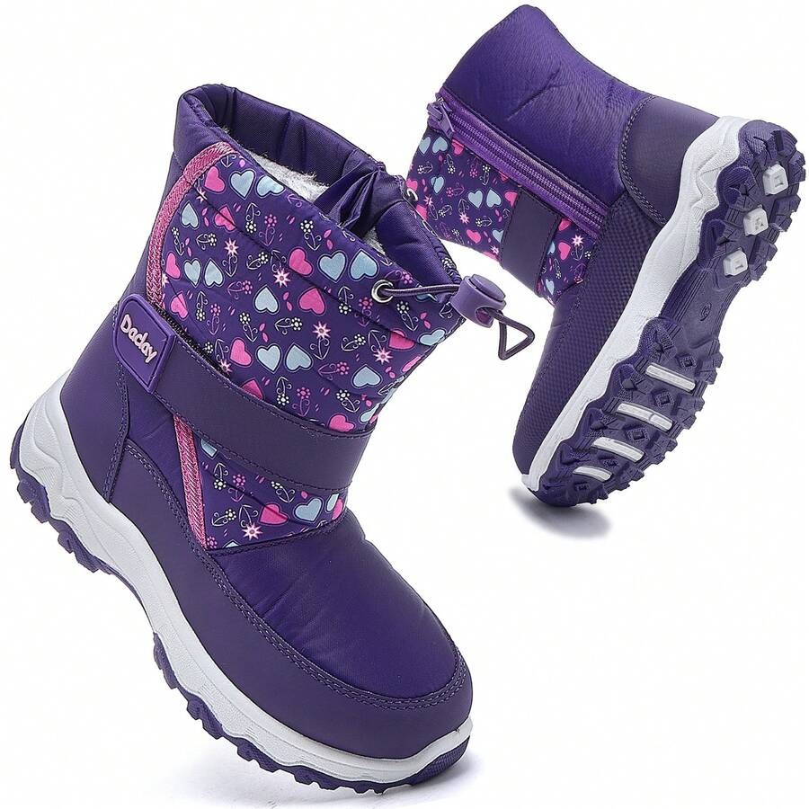 Girls' Winter Outdoor Warm Snow Boots