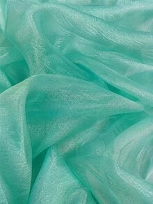 1Pc Water Ripple Textured Satin Fabric, Moire Wavy Embossed Wave‑Pattern Cloth, Soft Lustrous Flowy Draping Material For Dress, Blouse, Skirt, Evening Gown, Fashion Apparel And Hand‑Made Garment Sewing Projects - Multicolor - View 11