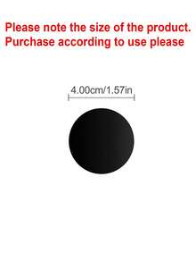 5pcs Car Holder Stainless Iron Sheet Magnetic Sheet Ultra-Thin Round Patch Adhesive Creative Phone Case Car Phone Holder Patch - Multicolor - View 2