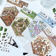 A Set Of DIY Scene‑Building Stickers, Girls Leisure Fun Diorama Stickers, Creative 3D Stress‑Relief Handmade Scene Stickers - Small Version 1.0 Loft Apartment - View 5