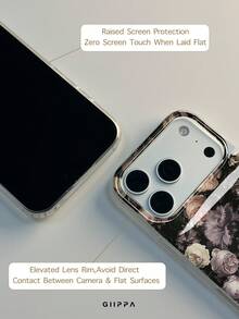 GIIPPA 1件裝玫瑰圖案設計手機殼，適用於Phone 17 Pro Max，相容Phone 16 Pro Max、15 Pro Max、14 Pro Max，韓系高端時尚趣味手機殼，相容11/12/13/14/15/16 Pro Max Plus，優雅設計男女皆宜，適合送給女友的聖誕節、情人節、復活節、婚禮季與生日完美禮物 - 紫色 - 查看 7
