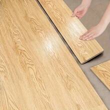 [PVC Floor Stickers]30pcs PVC Faux Wood Floor Stickers, Self-Adhesive Waterproof Wood Grain Floor Stickers, Easy To Modify, Suitable For Living Room, Bedroom, Kitchen, Hallway Tile Floor Renovation And Home Decor. - Floor Stickers - View 8