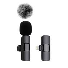 SNZIYAG Micro thu âm cài áo không dây K60 kèm màng chắn gió lông xù, micro kẹp mini cho iPhone 15+ và thiết bị Type-C, Android, máy tính bảng, laptop - Xem 10