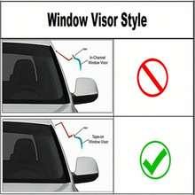3D Mugen‑Style Side Window Visors Rain Guards, Durable Exterior Window Deflector Vent Shades, Rain‑Sun Protection Trim Parts, Perfect Fit For 2018‑2024 8th Gen Sedan, Stylish Automotive Exterior Modification Accessories - A - View 7