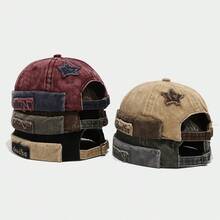 1pc Men's Brimless Hat, Adjustable Brim, Buckle Knit Cap, Washable, Unisex - Multicolor - View 11