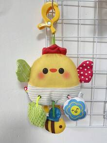 1PC Baby Soft Toy,Chick Pony And Crab Cartoon Style Toy,Fabric Activity Toy,Baby Stroller And Bed Hanging Toy,Baby Rattle Toy,Sensory Toy,Brain Game - Multicolor - View 14