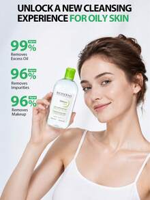 Bioderma 500ml Micellar Cleansing Water, 2 Options Available, Gentle & Soothing For Sensitive Skin / Oil Control & Purifying For Oily And Combination Skin, Daily Facial, Eye And Lip Home Skincare - Green Micellar Water 500ml - View 5
