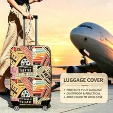 18‑32In Luggage Cover,Scratch‑Resistant Stretch‑Fit Suitcase Protector,Washable Durable Dust‑Proof,Vacation Travel Accessory,Back‑To‑School Essentials - Multicolor - View 2