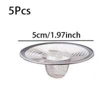 12/5/1pc Stainless Steel Slanted Filter Mesh, 2/2.75/3.5 Inch Metal Mesh Strainer, Suitable For Kitchen Sink/Bathroom, Bathtub, RV Sink, Floor Drain, Balcony Drain, Fast Drainage And Effective Full Mesh Basket, Kitchen Essential - Stainless Steel Filter Mesh - View 19