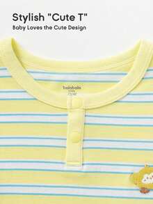 Balabala Infant Long Sleeve T-Shirt 2026 New Autumn Soft Base Layer Top, Cute Cartoon Comfortable Daily Wear For Baby And Toddler - Yellow Tone - View 8
