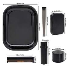 Multifunctional Grinder Set. Diverse Accessories: Storage Box, Storage Tube, Tray, Grinder, Rolling Machine And More. Complete Set. Gift Choice. Holiday Gift, Halloween & Christmas Gift. - Multicolor - View 2