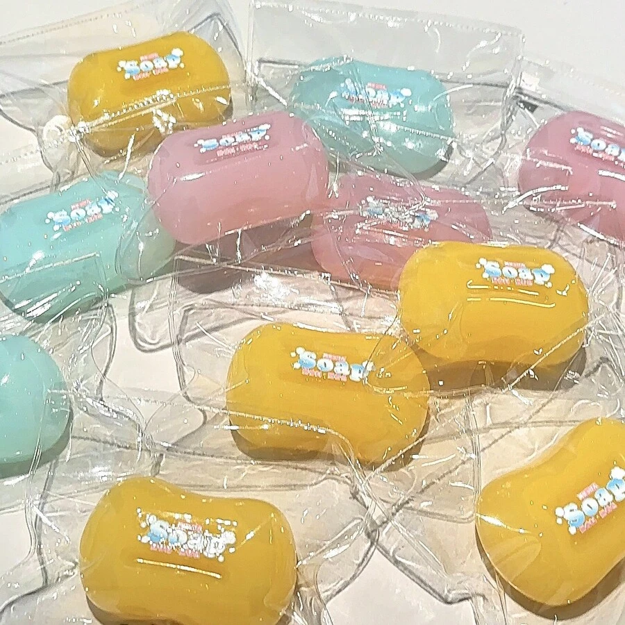 Macaron Color Silicone Soap Fidget Toy ASMR Relaxing Texture Soft ...