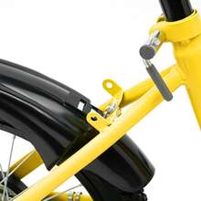 Yellow 16-Inch Kid's Bicycle With Removable Training Wheels Comfortable Anti-Slip Handlebars For Children With Height Of 105cm To 135cm - Yellow - View 7