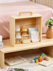 Baby Feeding Transparent Storage Box, Suitable For Storing Baby Bottles, Diapers And Other Items, Ideal For Indoor Multi-Scenario Daily Storage - Multicolor - View 5