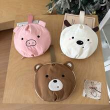 1Pc Cartoon Embroidery Cute Underwear Bag,Travel Underwear Storage Bag,Sock Storage Bag,Portable Three In One Storage Bag,Back To School Supplies - Multicolor - View 6