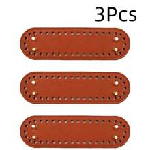 1/2/3/4 Buah Alas Tas Anyaman Tangan PU, Set Perlengkapan Kerajinan PU, Aksesoris Alas Koper, Bahan Pembuatan Dompet DIY - Beraneka warna - View 23