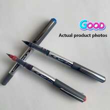 1pc/6pcs/12pcs Black/Blue/Red Ink Ballpoint Neutral Pens, 0.5mm Ultra-Fine Tip Ballpoint Pens, Smooth Writing, Suitable For Journaling, Drawing, School And Office Stationery - Multicolor - View 5
