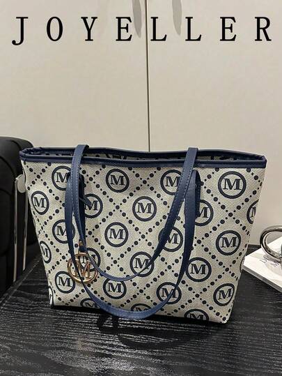 大容量女士通勤包，个性化手提包，2025新款精致小众单肩包，高品质女士包