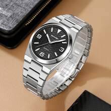 Jam Tangan Pria Skmei 2761 Quartz Alloy, Jam Tangan Mewah Tahan Air, Gaya Bisnis & Olahraga - Perak - View 3