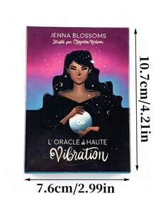 1 Box High-Vibration Oracle Deck – 44 Spiritual Oracle Cards For Spiritual Guidance, Chakras, And Meditation – Wellness Gift, Positive Energy - Multicolor - View 11
