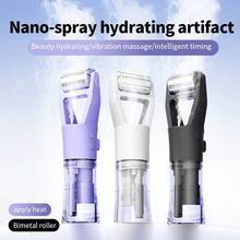 TOUCHBeauty Multifunctional Facial Skincare Beauty Device | Nano Mist Hydration Spray, Constant Temperature Warm Compress To Open Pores, Metal Roller Vibration For Enhanced Absorption, Type-C Charging With Auto Shut-Off, Portable Beauty Tool, 1200mAh - Multicolor - View 8