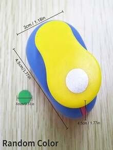 8/16/25/38/50mm Random Color Round Hole Punch, DIY Embossing Hole Punch, Scrapbooking Punch, Paper Cutting Hole Punch, Circle Hole Punch - Multicolor - View 6