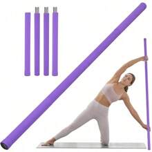 Premium Material Yoga Stick, Adjustable Stretching Bar For Exercise, Flexibility And Balance, Multi-Functional Fitness, Rehabilitation And Posture Correction Exercise Bar - Multicolor - View 3