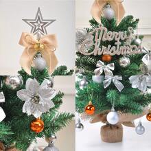 Mini Christmas Tree, Simulated Christmas Tree, With Many Small Decorations, Home Use, Party Diy Decorations, Christmas Decoration Scene - Multicolor - View 4