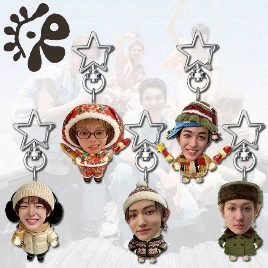 1pc Star Gold Main Trainer Support Highly Attractive Backpack Exquisite Anti-Lost Pendant Cute Acrylic Keychain - Multicolor - View 1
