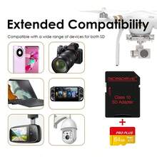 MICRODRIVE Kartu Memori Flash Micro SD TF PRO PLUS 128GB 64GB 32GB 16GB 8GB Kelas 10 U3 Kartu Penyimpanan Kecepatan Tinggi Gratis Adaptor SD Untuk Kamera Video Perekam Pengawasan Ponsel - View 3
