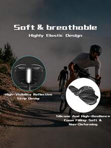 3D Thickened Bicycle Seat Cover Hollow Breathable Cushion Cover For Cycling Enthusiasts Compatible With Replacement Bicycle Saddle Cover For Fixed-Gear Exercise, Mountain And Road Bike Seats Perfect For Gym Spin Bicycle And Highway Rides - Multicolor - View 7