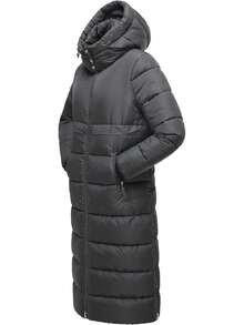 Plus Size Down Coats - Gray-303 - View 6