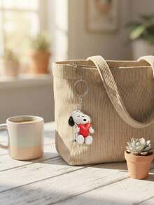 SNOOPY Keychain - 2D Acrylic Backpack Hanger, With Metal Car Hook - The Sturdy And Durable Red Heart-Shaped Snoopy Keychain Holds A Lot Of Love In Its Hands, Bringing A Sense Of Warmth. - Multicolor - View 10
