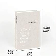 Minimalist Fresh Artificial Inspirational Healing Fake Books, Soft Decor For Club, Villa, Clothing Store, B&B, Living Room, Bedroom, Desktop Ornament, 2/3pcs - Decor Book - View 10