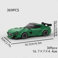 MIKEMENG 369/307/330/307/368/382 PCS Classic MOC Building Blocks Racing Car Set, Adult DIY Assemble Car Toy Model, Suitable For Collection, City Tech Champion Cup Series, Perfect As Birthday, Halloween, Christmas Gift For Boyfriend, Husband - Model - View 17