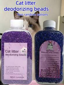 1 Bottle 350ml Cat Litter Deodorizer Beads, Long-Lasting Odor Control For Cat Litter Box, Deodorizer, Cat Supplies, Pet Supplies, Fresh Home Fragrance, Pet Deodorizer, Also Suitable For Other Small Animals (Multiple Scents Available) - Multicolor - View 10