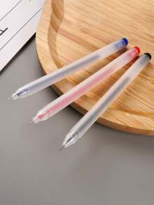 10pcs Translucent Matte Red Needle Pens, Fine Tip Drawing Pens, Smooth Line Flow With Uniform Lines, Suitable For Back To School Classroom Hand-Drawn Notes Outlining, Christmas Illustration Contour Drawing, Halloween Theme Line Art Pattern Sketching, Hand-Drawn Stationery Short Video Promotion - Red - View 3