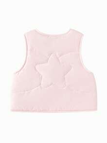 Balabala Baby & Newborn Baby Girl Vest Soft Snug Warm Sleeveless Top Versatile Must‑Have Inner Layer For Infant Autumn Winter - Red Hue - View 5