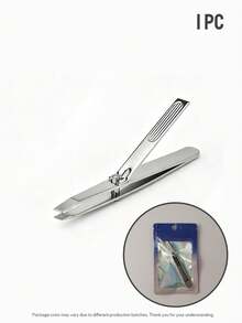 2026 New Thick Stainless Steel Eyebrow Tweezers, Non-Slip Handle With Riveted Lever Design, Effortless Use, Suitable For Eyebrow And Beard Plucking, Pointed And Wide Tips Available - Multicolor - View 9