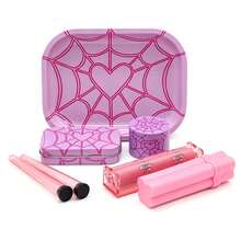 Multifunctional Grinder Set. Diverse Accessories: Storage Box, Storage Tube, Tray, Grinder, Rolling Machine And More. Complete Set. Gift Choice. Holiday Gift, Halloween & Christmas Gift. - Multicolor - View 8