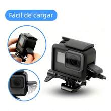 Funda Protectora Carcasa De Bisel Abs Para Gopro Hero 5 6 7 - Negro - Ver 11