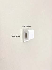 1pc Bathroom Toothbrush Holder, Multi-Function Adhesive Toothbrush Storage Rack With Cover, Holds 2/6 Toothbrushes, Bathroom Accessory, Back To School Season - White - View 10